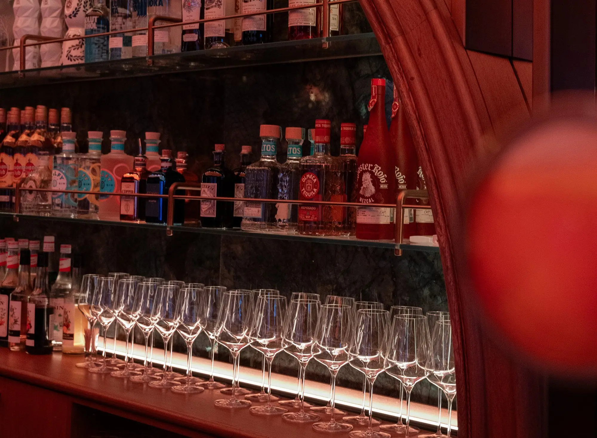 The bar at Mayfair